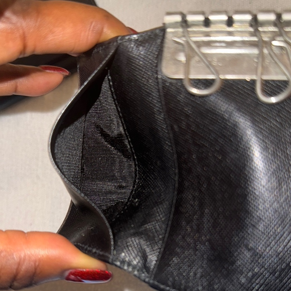 Prada Black Triangular Logo Wallet - Picture 11 of 14